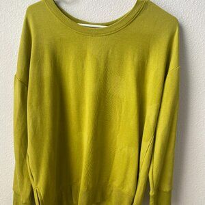 90 DEGREE BY REFLEX Ladies' Luxe Sweatshirt in Pear Green